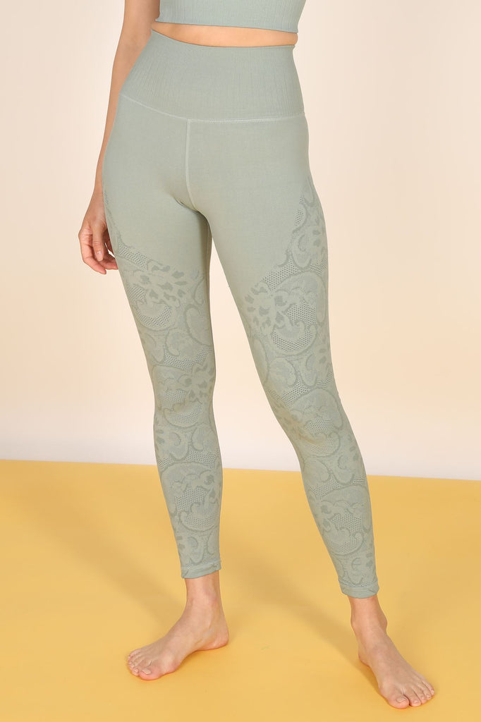 Bella Lace Legging in New Shadow